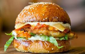 Delicious burger and fries